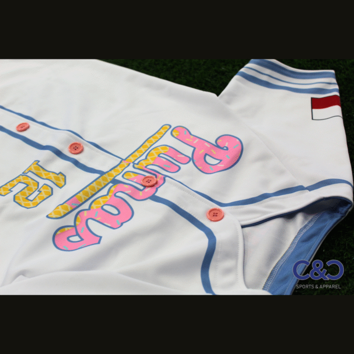 Unisex Baseball Jersey – Full Button, Custom Sublimated - Image 6