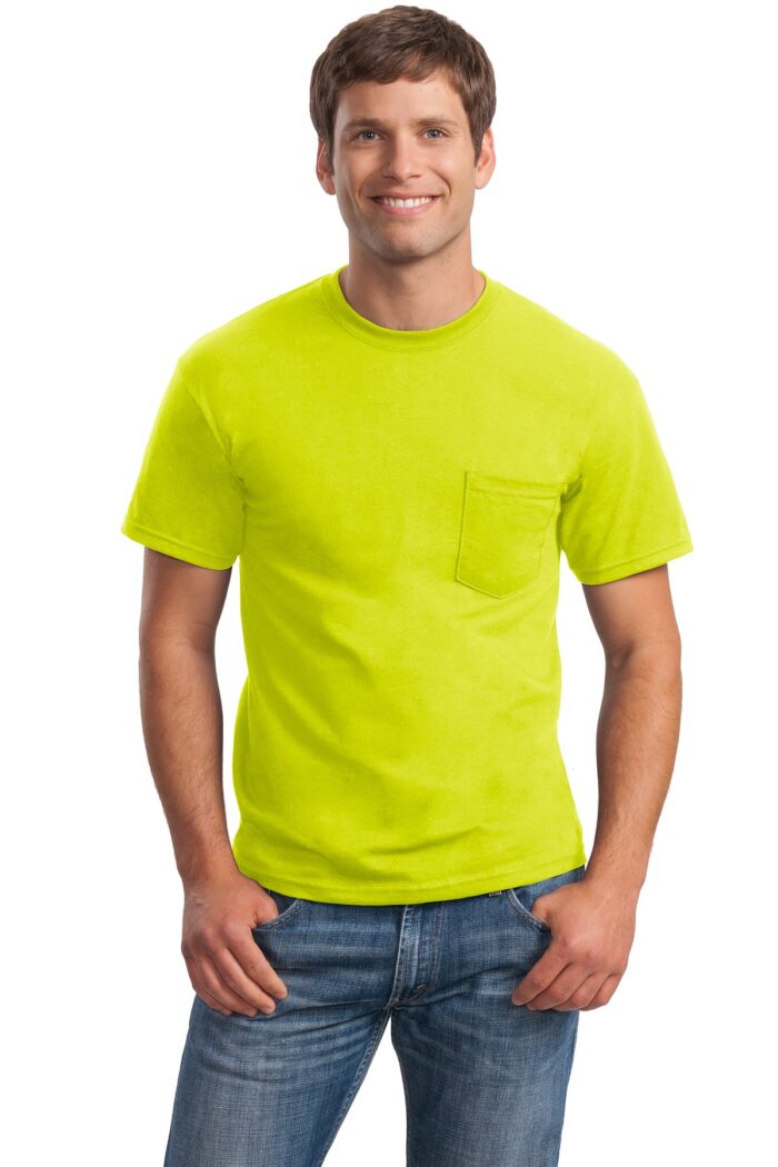 Gildan ®  - Ultra Cotton ®  100% US Cotton T-Shirt with Pocket.  2300 - Image 7