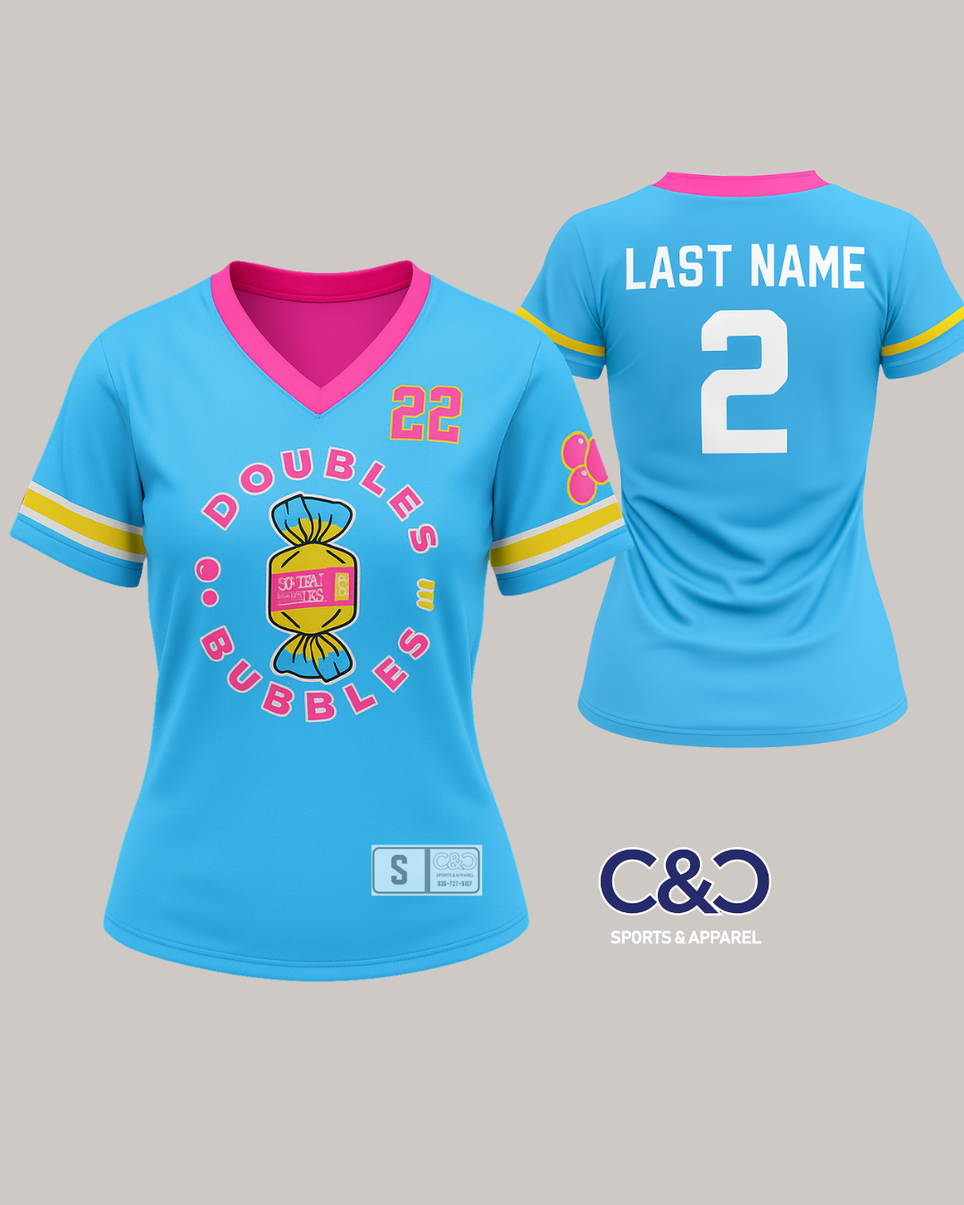 Girls Vneck Jersey