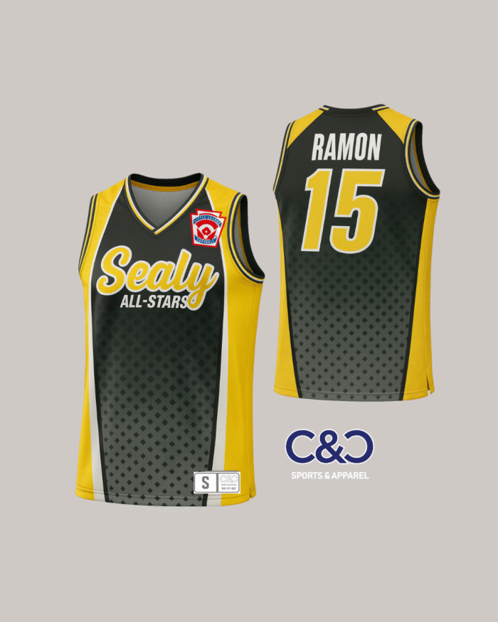 Girl’s Softball Jersey – V-Neck, Full Sublimation